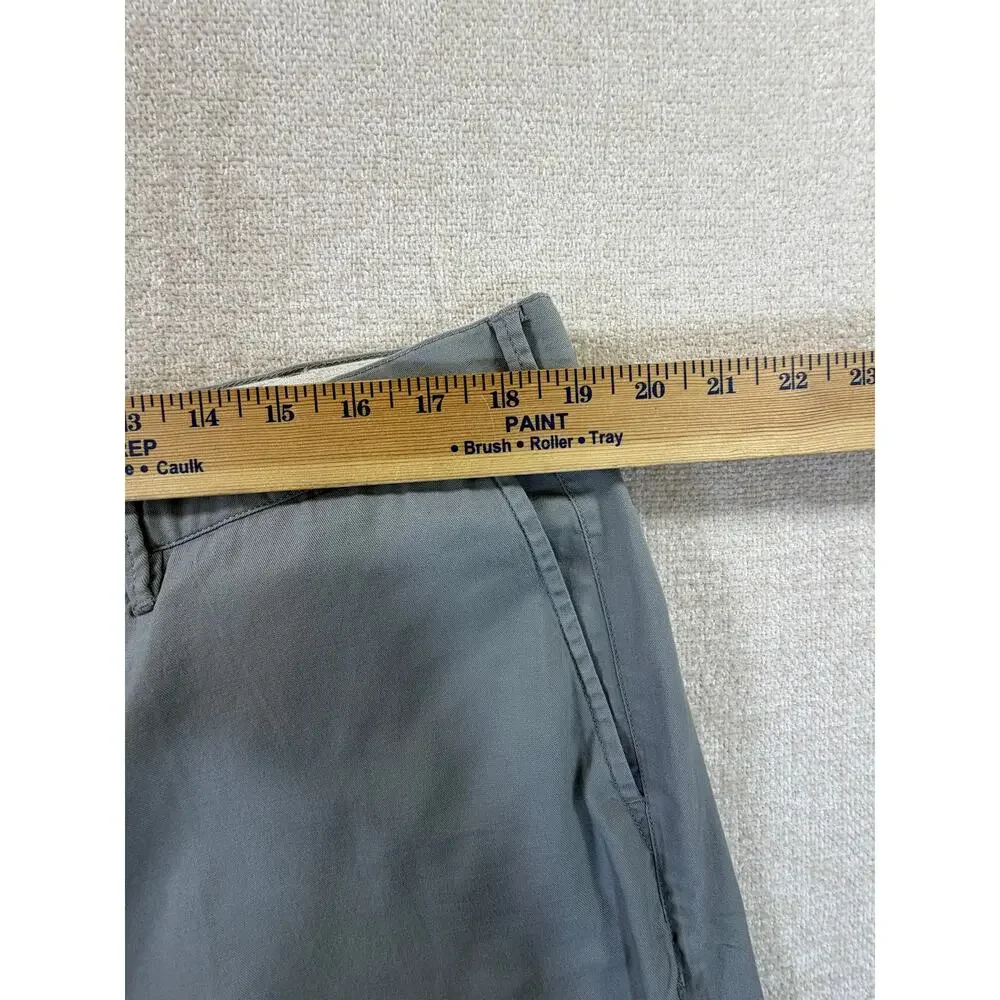 NWT Faherty Mens Gray 38 Island Life 8 Inch Shorts Casual Stretch Travel Comfort